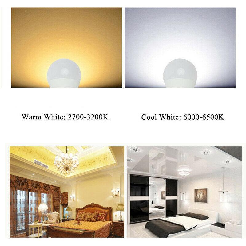 AC220V E27 3W 5W 7W 9W 12W 15W 18W 20W LED Edison Screw Globe Light Bulbs Cold Warm White Lamp for Home Office Bedroom Decor