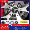 GLC GLB 56mm 60mm 65mm 75mm Car Wheel Center Hub Cap Badge Sticker For Mercedes Benz W204 W205 W211 W212 W213 W166 W167 W117 W2