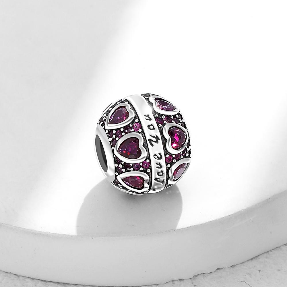 Новые женские украшения Изысканные украшения Шарм Красная роза Гепард Подвеска-бусина Подходит для оригинального браслета Подарок на день рождения Кольца