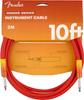 Fender Instrument Tequila Sunrise Ombré Cable, Straight/Straight, 10',