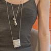 With Water Bottle Pendant Sweater Chain Necklace Women Choker for Fashion Enthusiasts