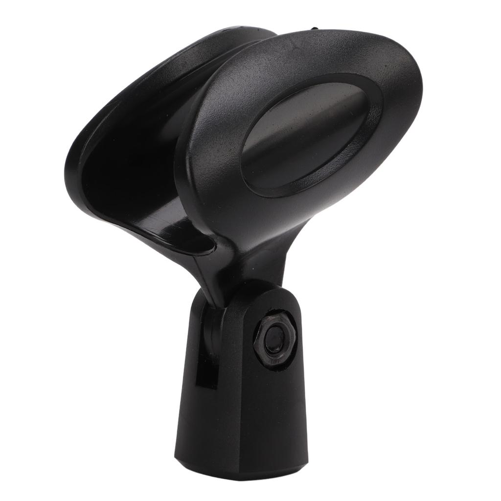Mic Stand Clip R7 Microphone Holder Mount Adjustable 5 8in Screw Hole Plastic for Wired Wireless Mic
