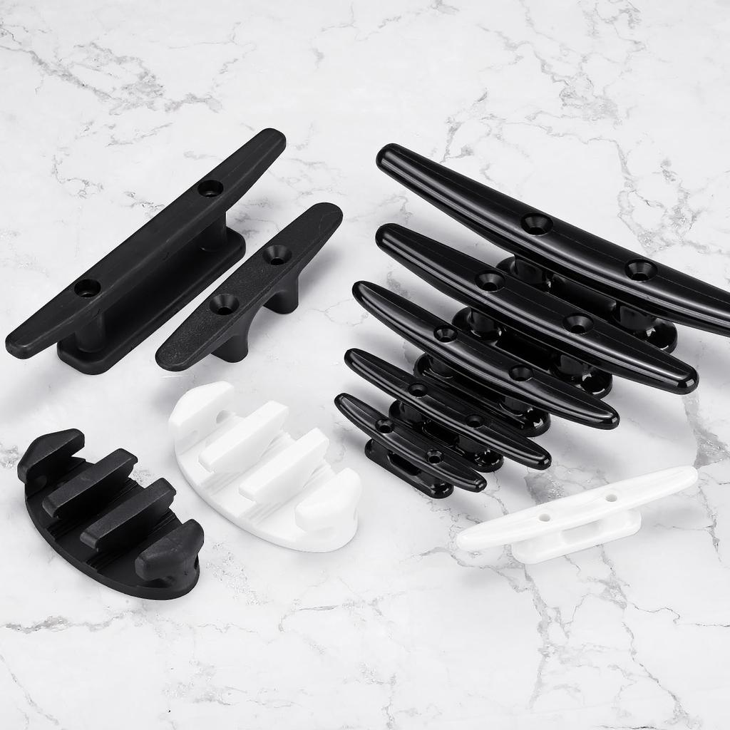 PATIKIL 4 шт. 152 мм нейлоновые швартовочные утки для каяка, маленькие веревочные утки для причала, палубы, лодки, каноэ, каяка, украшения, черные