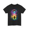 Bigfoot UFO Alien Shirt | Alien Art T-Shirt | UFO Graphic Tee | Sci-Fi Space