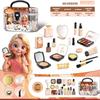 Children'S Play House Simulation Makeup Toys Girls Makeup Sets Non-Smearing With Storage Box Tools