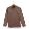 Male Autumn And Winter Solid Color T Shirt Top Turtleneck Long Sleeve Top Comfortable Aesthetic Men Clothes
