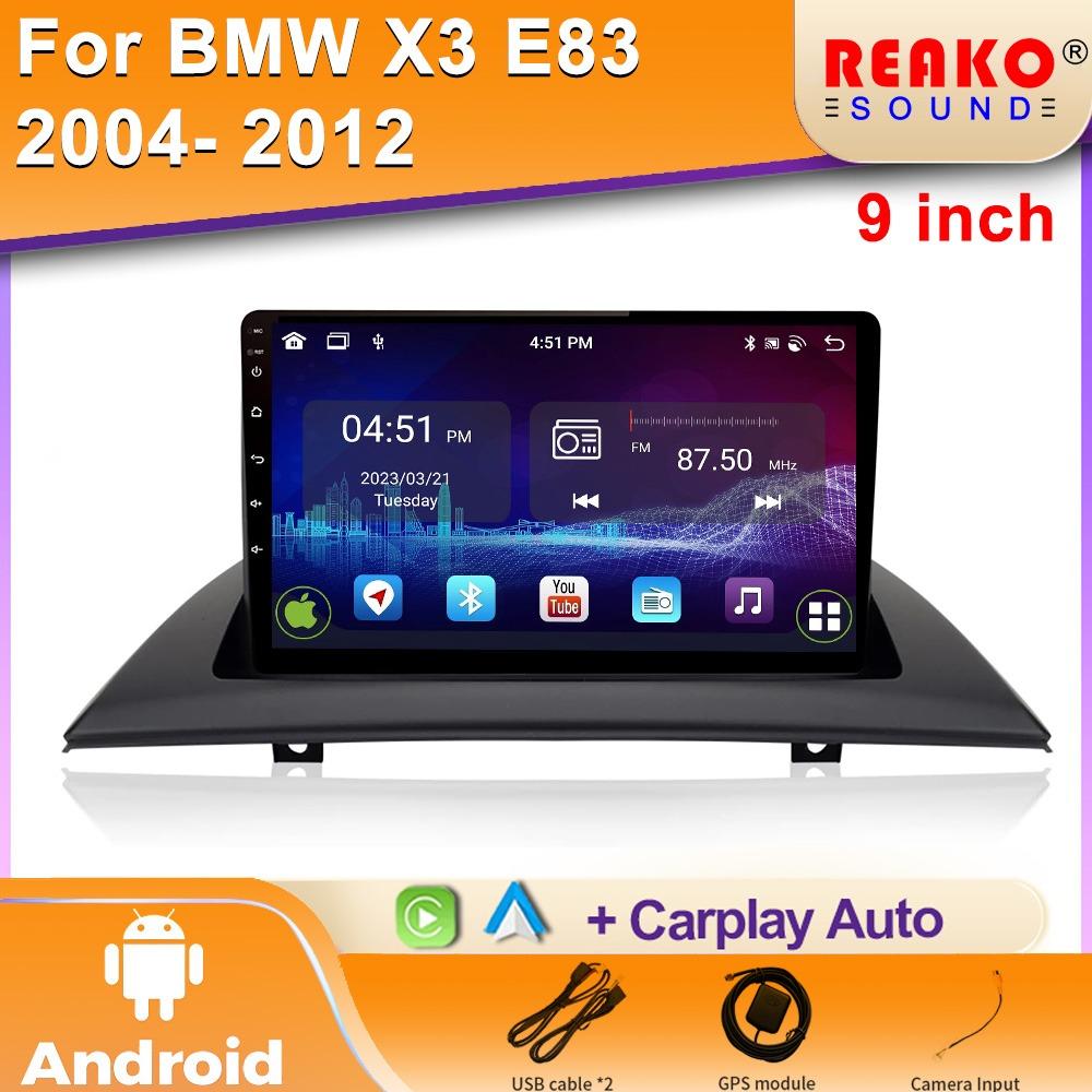 Android Car Radio For BMW X3 E83 2004-2012 Автомобильный Мультимедийный Видео Плеер Навигация GPS DSP Carplay Авторадио 2Din Без DVD