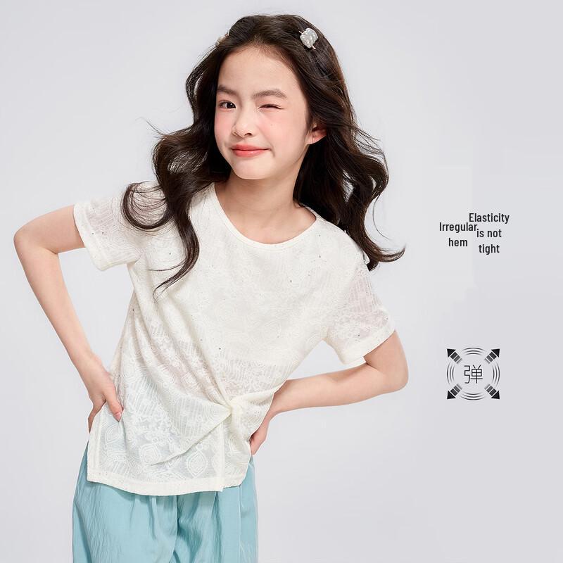 Летняя футболка с коротким рукавом для девочек Yuan Yuan Princess