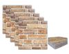 3D Обои-наклейки под кирпич, Съемные, 30см x 30см, Набор из 10 шт., Водонепроницаемые, Термостойкие, для Ванной, Кухни, Туалета, Текстурные Обои-Наклейки