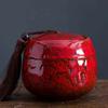 Portable Tea Organize Box Colorful Coffee Canister Chinese Style Sealed Pot  Travel