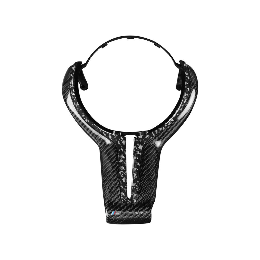 M Power Steering Wheel Covers Car Carbon Fiber M Sport Steering Wheel Trim for BMW M2 F87 M3 F80 M4 F82 M5 F10 M6 F06