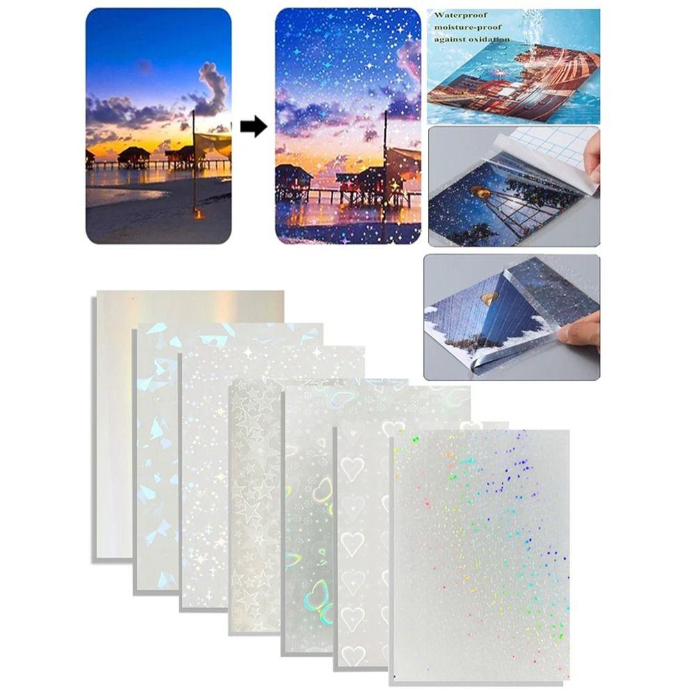 50 листов прозрачной пленки для холодного ламинирования формата A6, прочная пленка для ламинирования фотографий, упаковочная карточка своими руками
