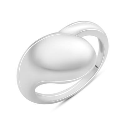 Серебряное кольцо с без камней, вес изделия 3,23 гр (2185772)