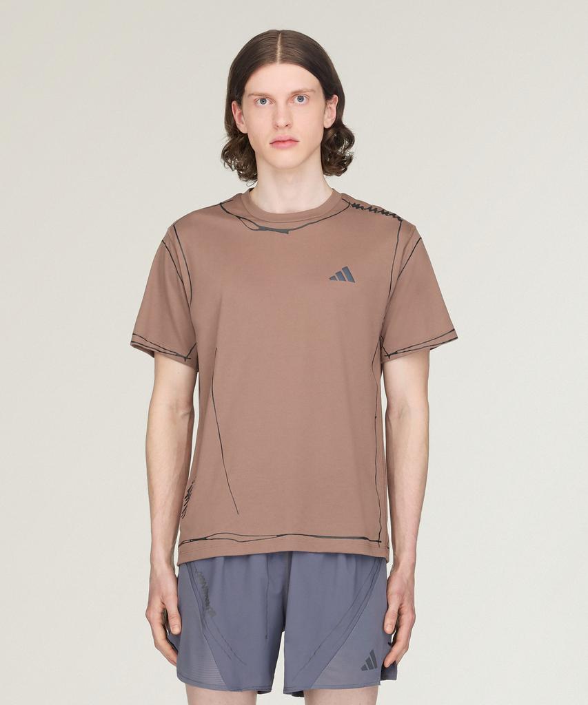 adidas Adi365 Песня Для Немого Бег Объединение Фит Футболка Kq7839