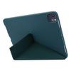 Для iPad Про 11 (2024) Чехол-подставка Оригами из ПУ кожи+силиконовая накладка с функцией автозасыпания/пробуждения