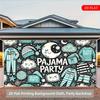 2D plane, pajama party polyester fiber background fabric, multi-scenario application, suitable for party background