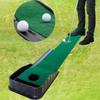 Practice Equipment Putting Green Mat Auto Ball Return Golf Putter Trainer Home Office