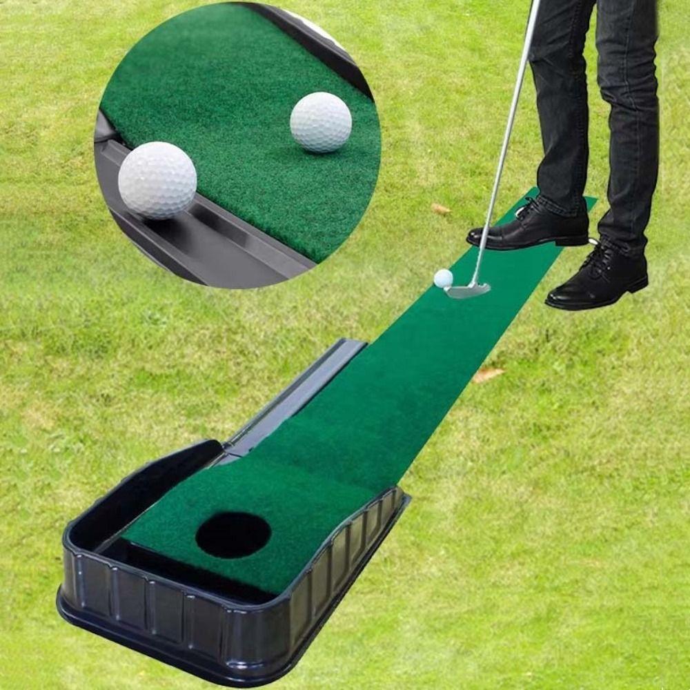 Fairway Trainer Putting Green Mat Auto Ball Return Golf Putter Trainer Golf Supplies
