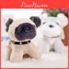 Плюшевая брелок-собака с наполнителем из полипропиленового хлопка для декора сумки и в качестве подарков