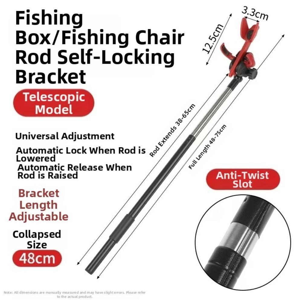 Ground Insert Fishing Rod Holder Self-locking Ground Insert Rod Holder For Carp Fishing