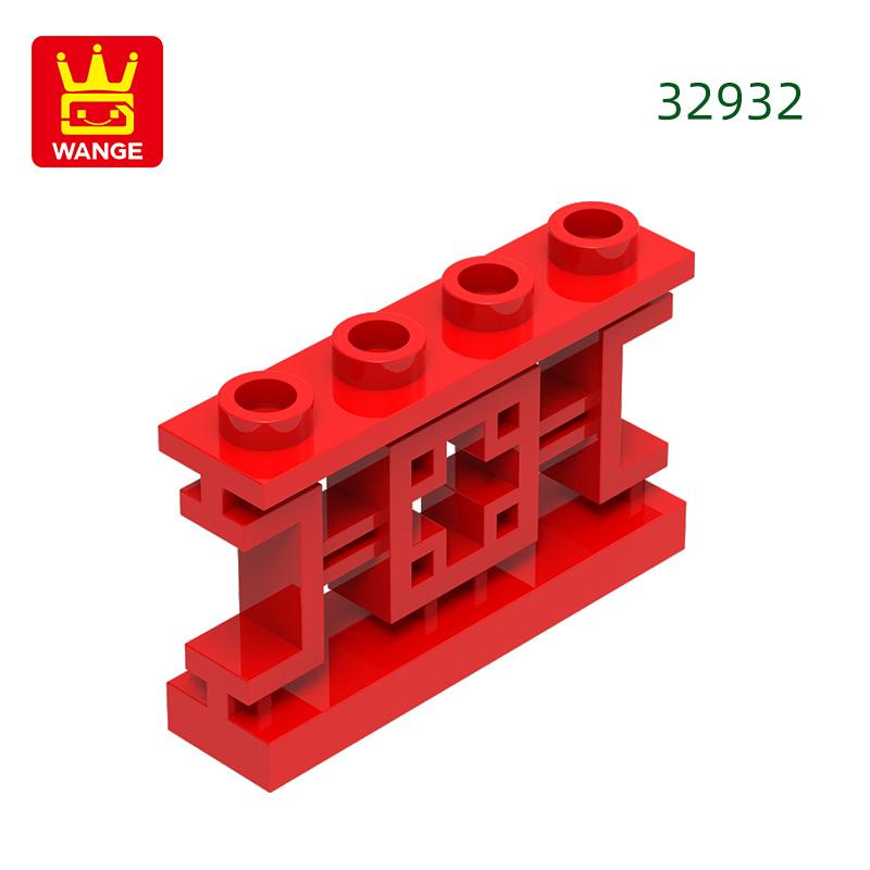 Нетоксичные 52 шт./лот 32932 Китайские Перила Строительные Блоки Moc Аксессуары для Дома Совместимы с Кирпичиками Детские Игрушки Подарочная Коробка