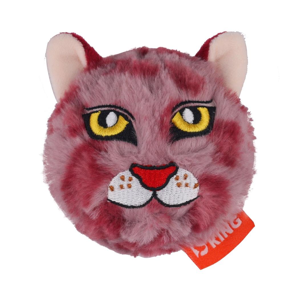 Color Multi Dualpurpose Plush Pet Toy 10  10cm Squeaky Monster Ball Toy