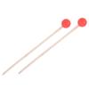 2Pcs Drum Mallet Hammer Musical Instrument Accessories for Xylophone   Timpani   Snare DrumsRed