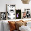 Sexy Female Celebrities Magazine Playboy Canvas Painting Poster HD Quality Poster Wall Art Painting Study Room Wall Decor