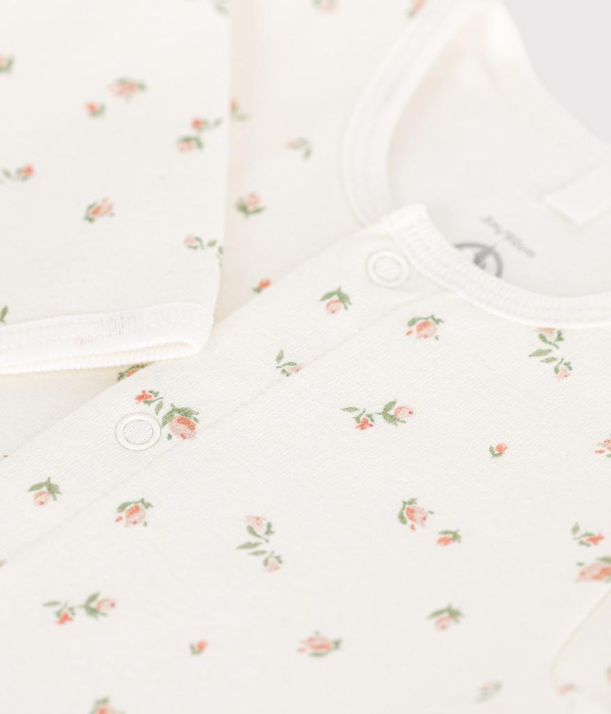 Bodyjama A0B5X 6 Months 67cm [Petit Bateau] Off-white/Multicolor