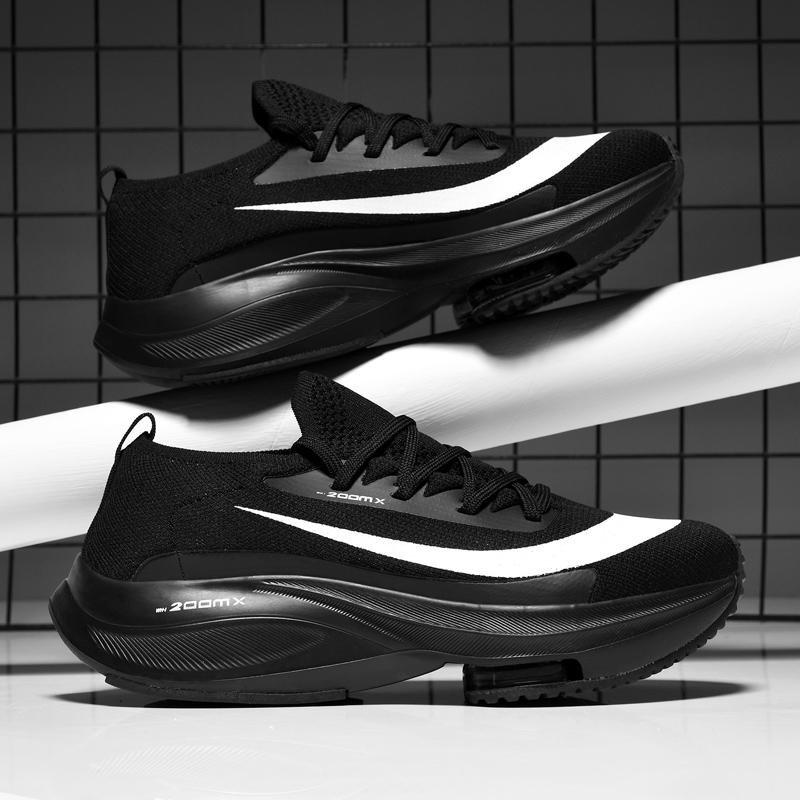 Кроссовки для бега Специальные кроссовки для марафона с воздушной подушкой для мужчин и женщин Спортивные дышащие легкие удобные нескользящие кроссовки для женщин