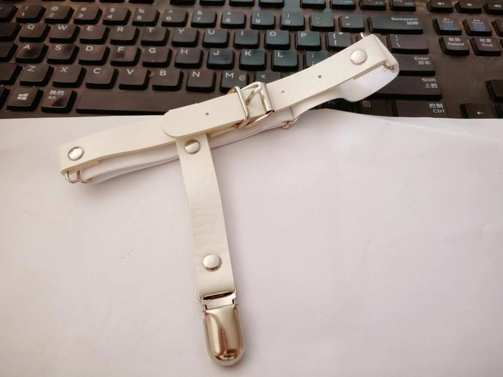 Панк Подвязка из ПВХ Регулируемая Эластичная Модный Аксессуар для Взрослых Женщин