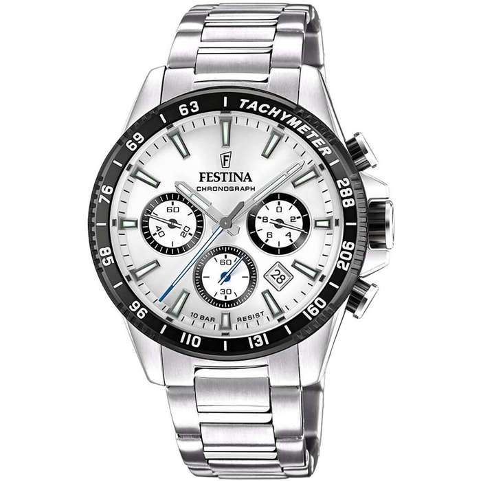 Montre - Festina - F20560/1 - Cadran Blanc - 45mm - Étanchéité 10ATM