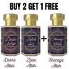 Desire и Zatak Attar с бесплатным Shanaya Attar – Теплый восточный, Свежий ароматический и Нежный цветочный | Безспиртовые унисекс масляные духи-роллер | 3 x 6 мл