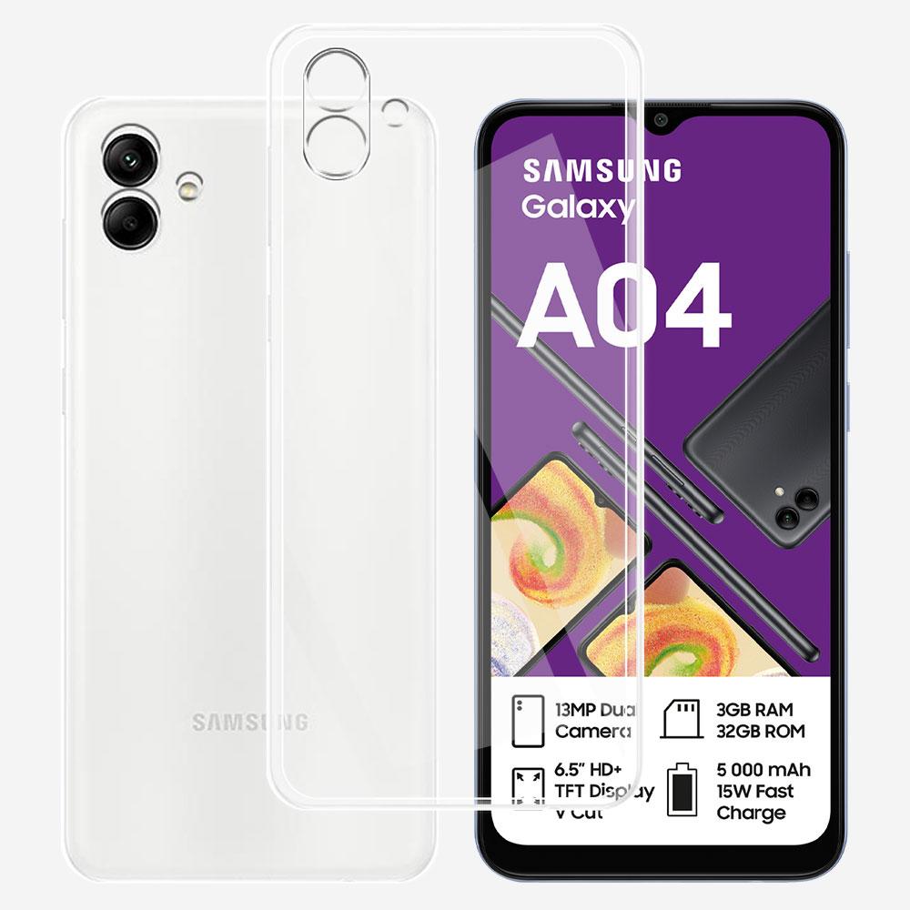 Для Samsung Galaxy A04E Чехол Прозрачный Силиконовый Мягкий ТПУ Чехол для Телефона Для Samsung A04s Fundas Для Samsung A04 A04e Прозрачный Coque