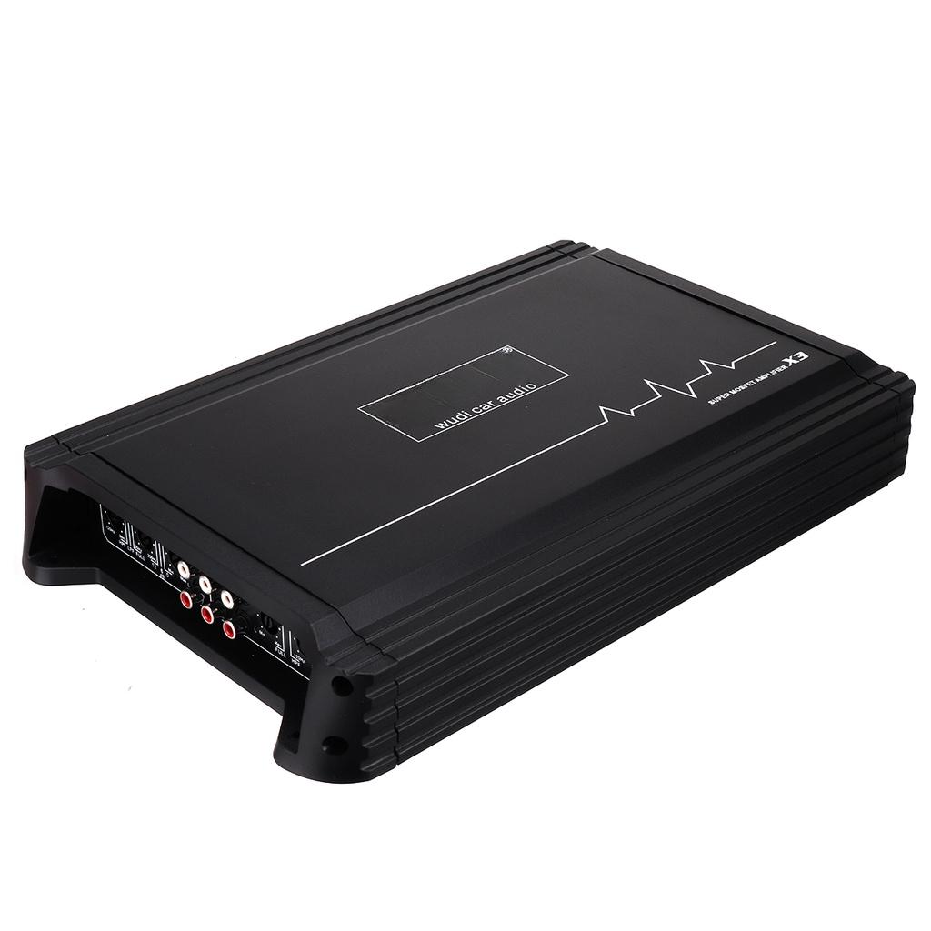 12V 9900W Автомобильный усилитель 4-канальный Мощный Автомобильный Аудио Сабвуфер Алюминиевый Сплав Автомобильный Мощный Стерео Усилитель A/B Автомобильные Усилители Звука