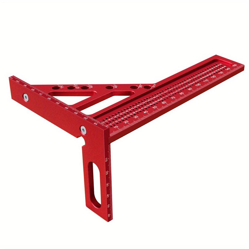 3D Многоугловая измерительная линейка Деревообрабатывающий угольник Транспортир Треугольный разметочный инструмент Транспортир 22,5-75 градусов