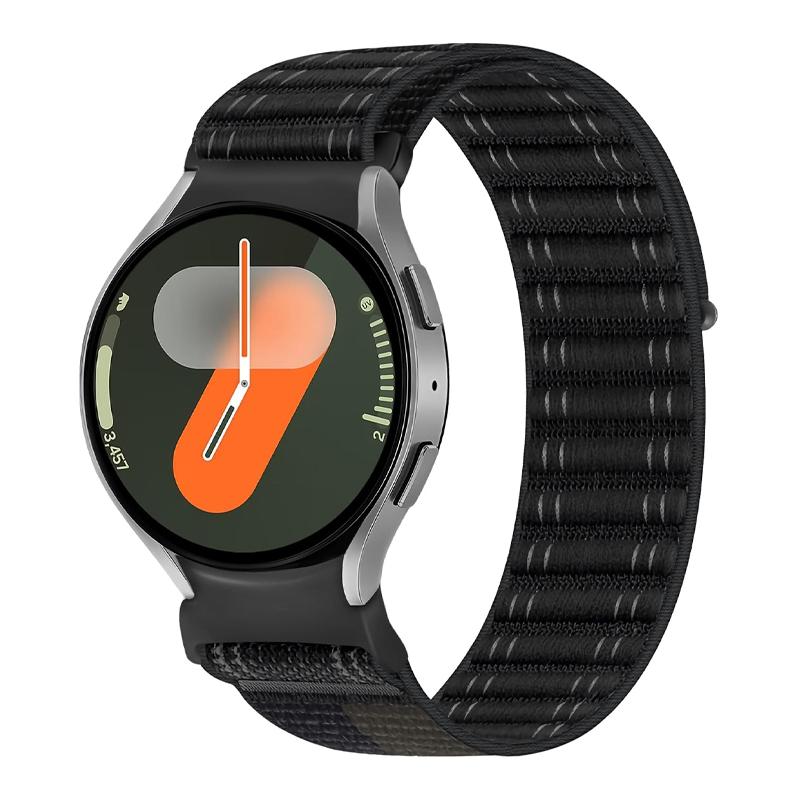 Спортивный ремешок для Samsung Galaxy Watch 4/5/6/7/5 Pro 44 мм 40 мм Без зазоров Эластичный нейлоновый ремешок браслет Galaxy Watch 6 Classic Ремешки
