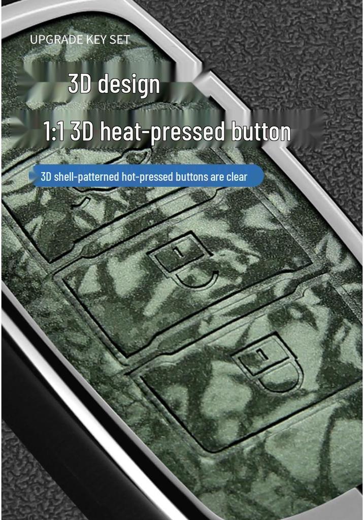 Metal Key Shell Cover for Dongfeng Fengxing Jingyi S50, T5 Lingzhi, M5, V3, M3, X3 Car Accessories