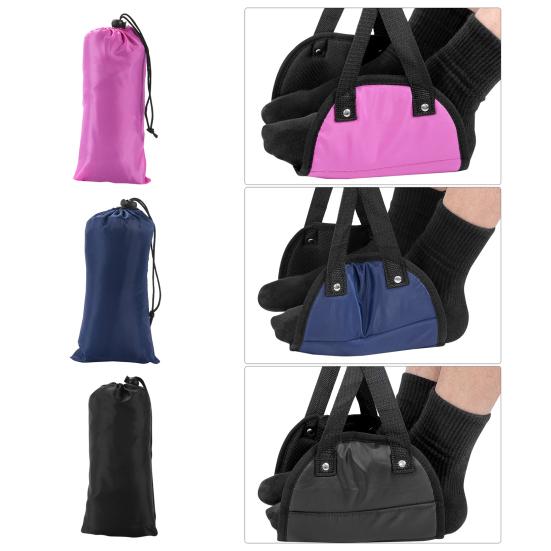 Гамак для ног для путешествий в самолете, портативная подставка для ног с регулируемыми ремнями, гамак для ног из пены с эффектом памяти, все необходимое для путешествий