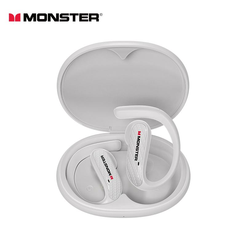Monster MQO37 TWS Bluetooth 6.0 Sports Noise Reduction Headphones HiFi Stereo Music Gaming Earphones HD Call Headphones With Mic