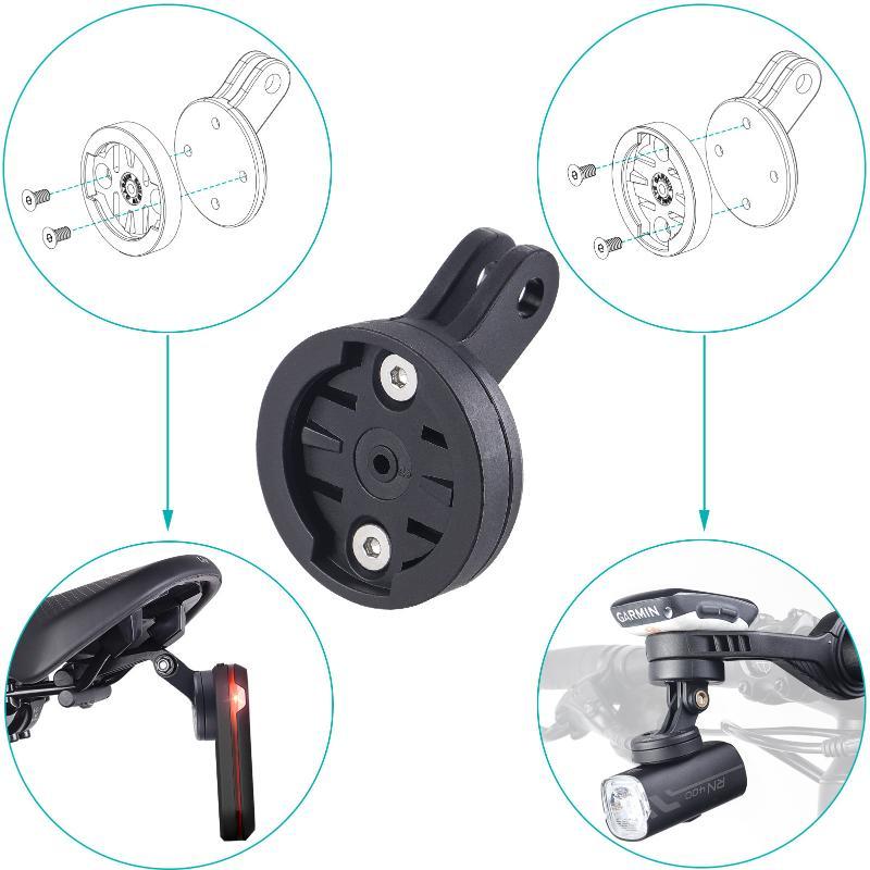 For Combo Mount Holder Bracket Adapter Quick Release Camera Headlight Adapter Camera Fixing Base Bike Accessories
