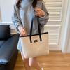 Summer Weave Straw Bag Boho Tote Bag Elegant Straw Shoulder Bag  for Women