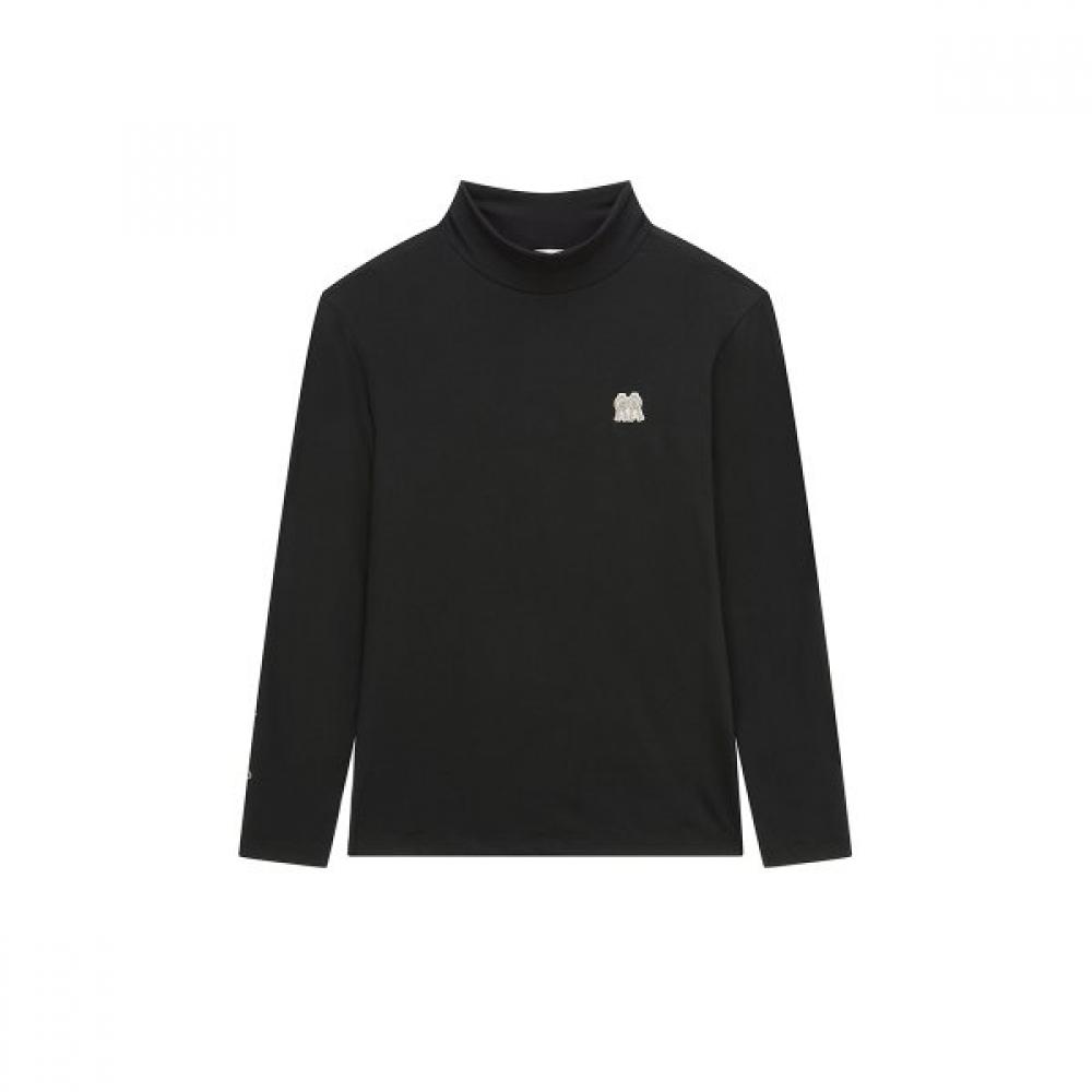 Rolling Rollie Soft Turtleneck Brown Logo