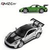 RMZ Simulation 1:36 Alloy Porsche GT3 RS Sports Car Model Toy Car Decoration Pull Back Car Model Toy, As Birthday, Halloween Gift