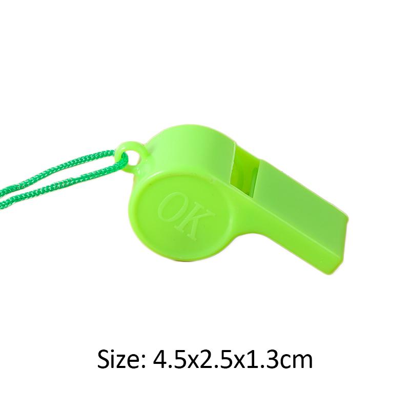 Мини-пластиковый свисток многофункциональный с веревкой для детей, футбола, регби, свисток для поддержки, детские игрушки, подарки на день рождения