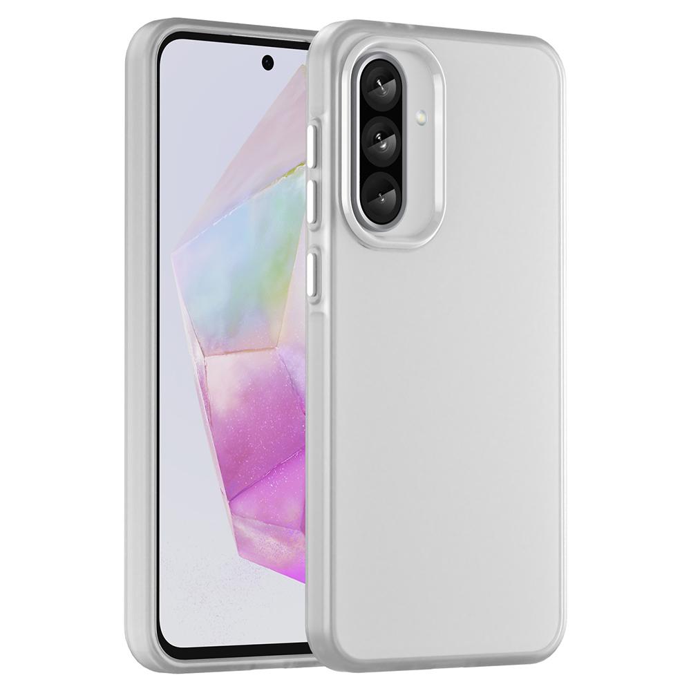 For Samsung Galaxy A15 4G/A15 5G Case TPU+PC Phone Back Cover Matte Translucent Design