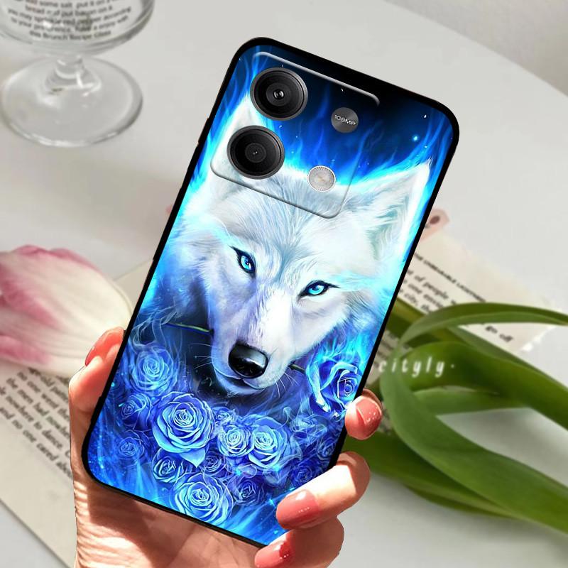 Чехол для Xiaomi Redmi Note 13 Cover Note13 Pro Задняя крышка Животные Мягкий ТПУ Силиконовый Coque для Xiomi Redmi Note 13 Pro 5G Fundas