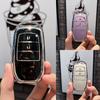 2 Buttons TPU Car Key Case Cover for Toyota Hilux Innova Rav4 Fortuner Yaris 2021 Key Shell Fob Holder Accessories
