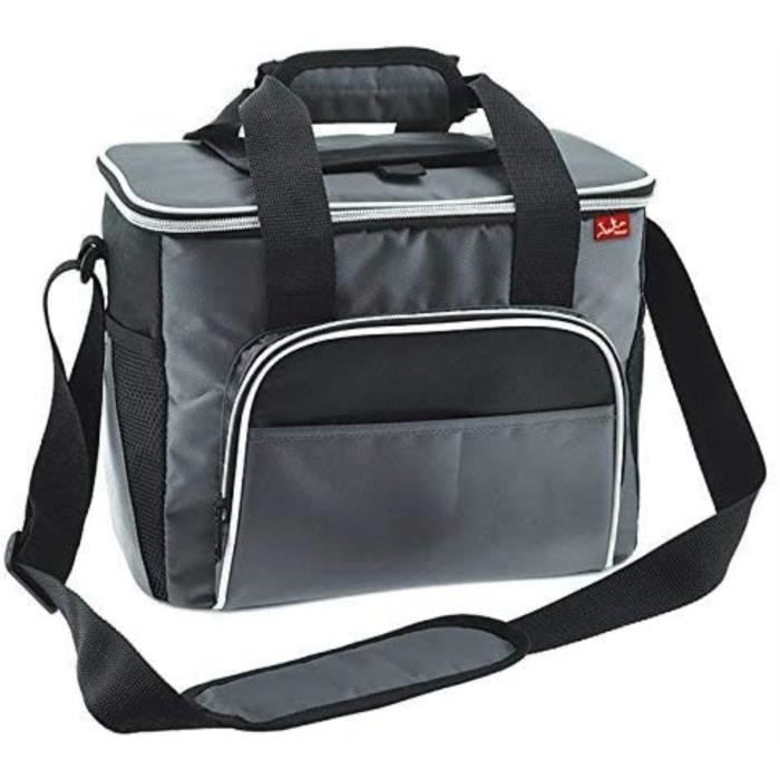 Sac Isotherme - JATA - 970 Take Away - Noir/Gris - 15 Litres - Rectangulaire