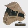 Cross-Border Tactical Outdoor Steel Mesh Protective Mask for Real-Life CS
